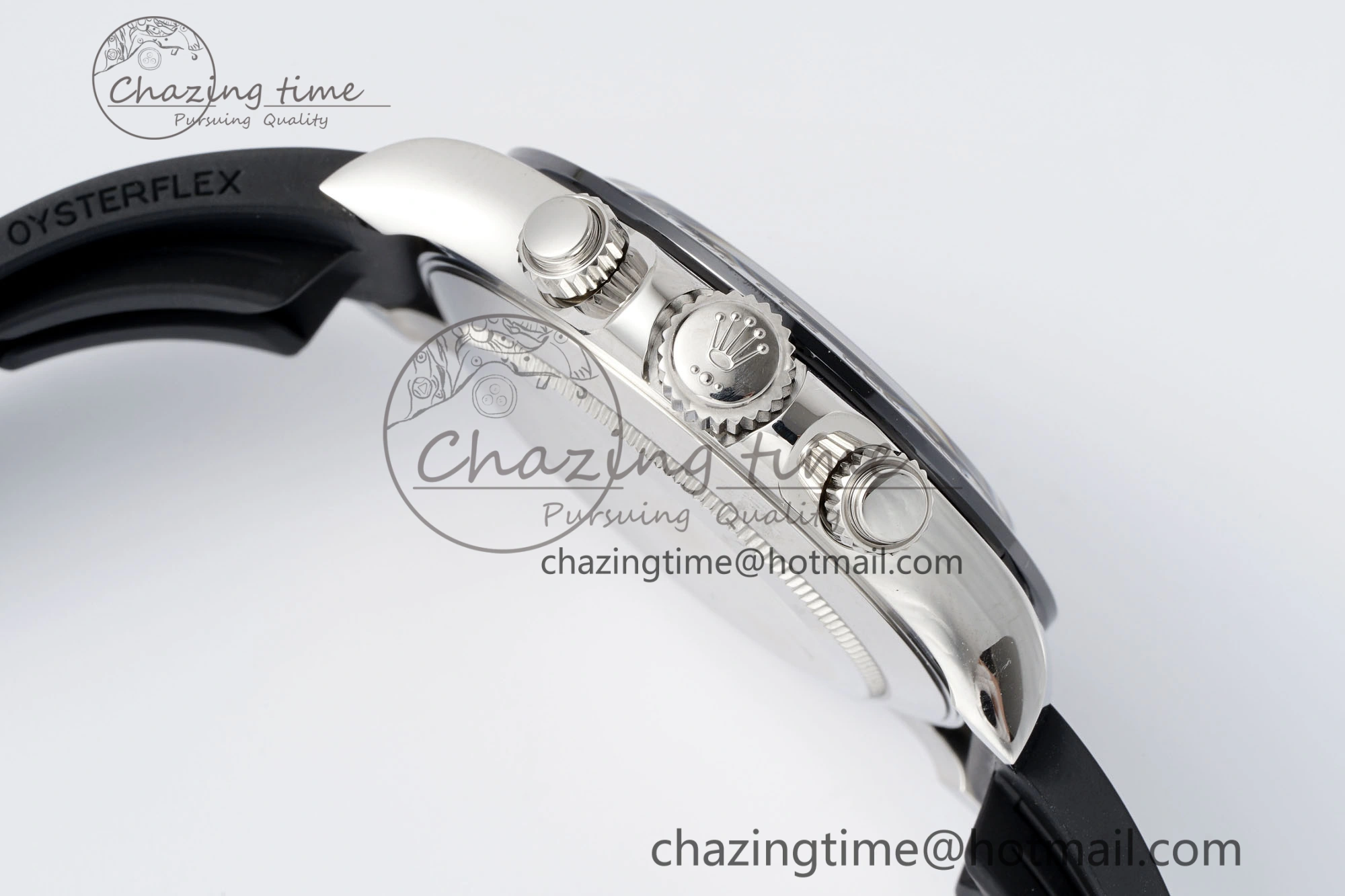 Daytona 116519 Clean Factory 1:1 Best Edition Black Diamonds Dial on Oysterflex Rubber Strap SA Casual 1829