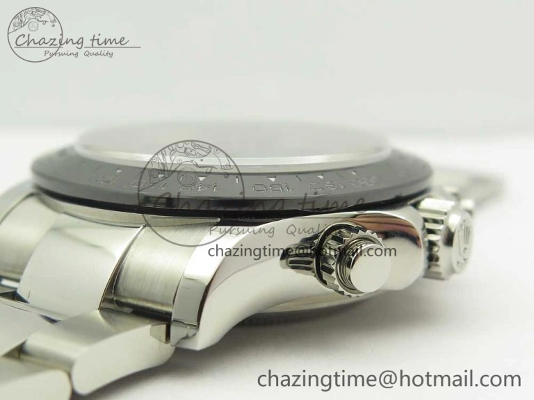 Breathable Daytona 116519 JHF Best Edition Ceramic Bezel Blue Numeral Dial on SS Bracelet A 3263