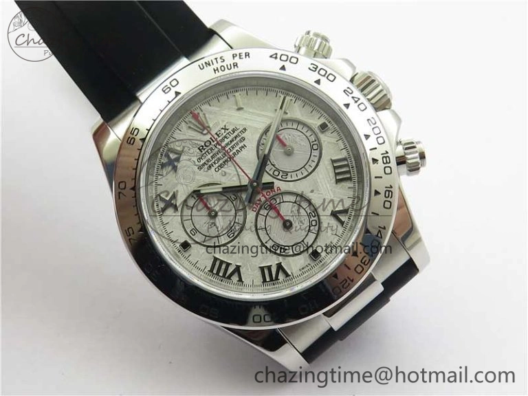 Comfortable Daytona 116519 ‘Meteorite’ Noob 1:1 Best Edition 904L SS Case on Oysterflex Strap SA4130 V 2607