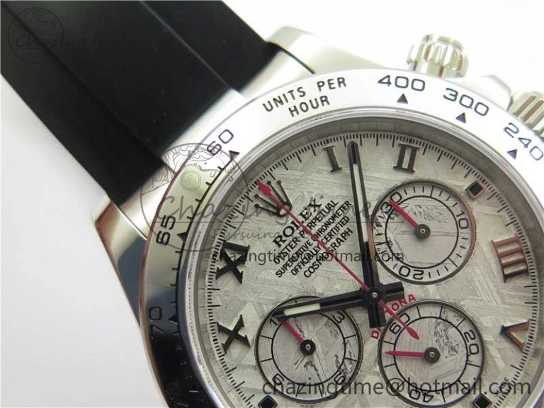 Comfortable Daytona 116519 ‘Meteorite’ Noob 1:1 Best Edition 904L SS Case on Oysterflex Strap SA4130 V 2607