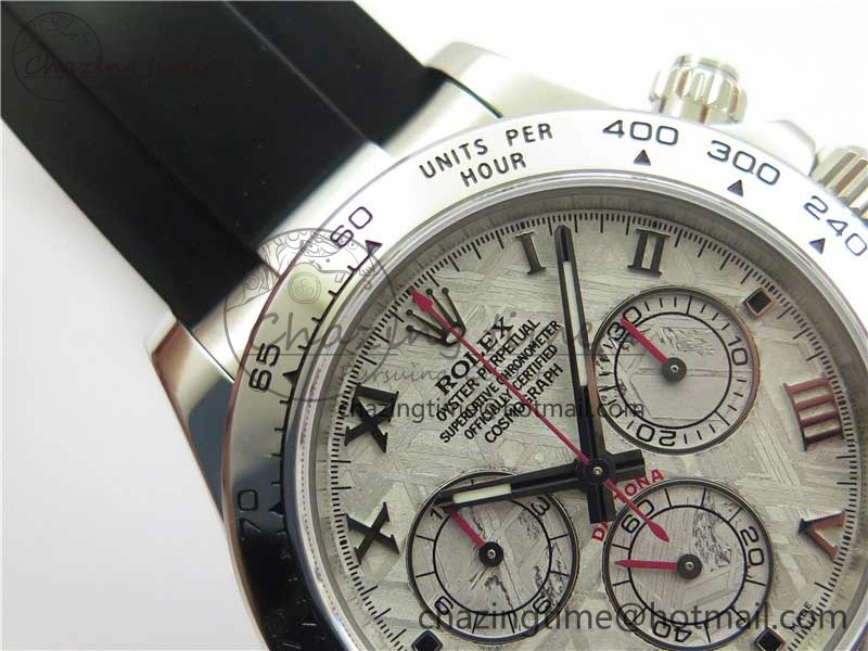 Comfortable Daytona 116519 ‘Meteorite’ Noob 1:1 Best Edition 904L SS Case on Oysterflex Strap SA4130 V 2607