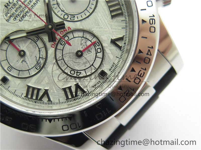 Comfortable Daytona 116519 ‘Meteorite’ Noob 1:1 Best Edition 904L SS Case on Oysterflex Strap SA4130 V 2607