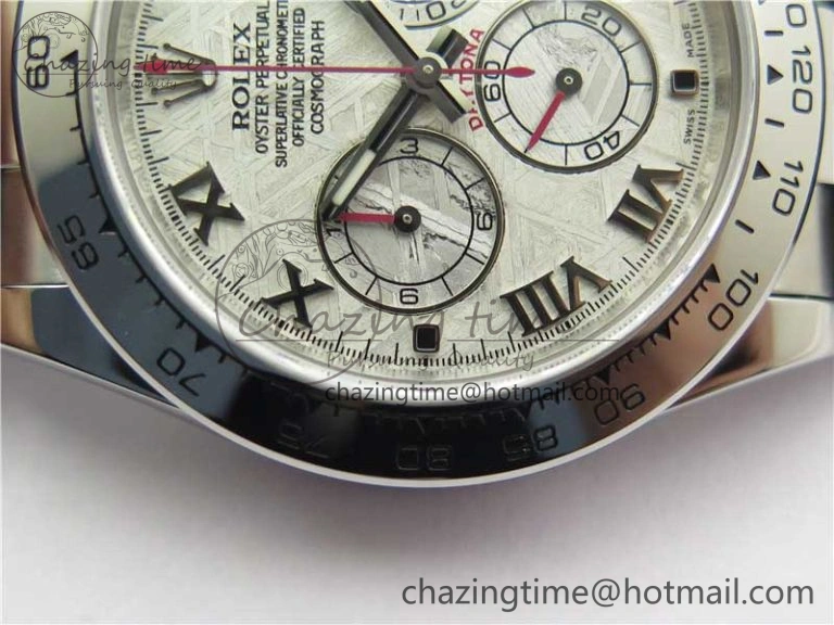 Comfortable Daytona 116519 ‘Meteorite’ Noob 1:1 Best Edition 904L SS Case on Oysterflex Strap SA4130 V 2607
