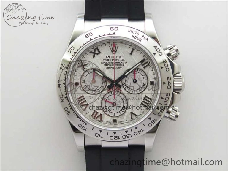 Comfortable Daytona 116519 ‘Meteorite’ Noob 1:1 Best Edition 904L SS Case on Oysterflex Strap SA4130 V 2607