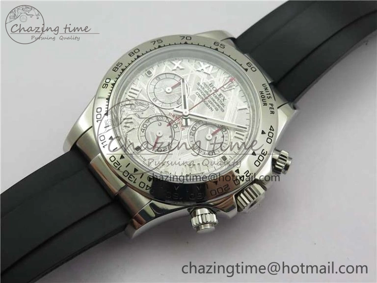 Comfortable Daytona 116519 ‘Meteorite’ Noob 1:1 Best Edition 904L SS Case on Oysterflex Strap SA4130 V 2607