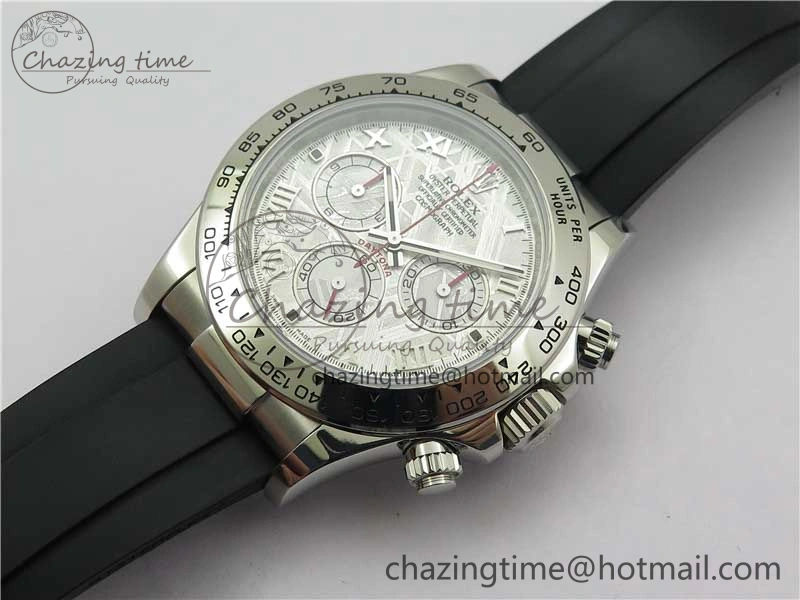 Comfortable Daytona 116519 ‘Meteorite’ Noob 1:1 Best Edition 904L SS Case on Oysterflex Strap SA4130 V 2607