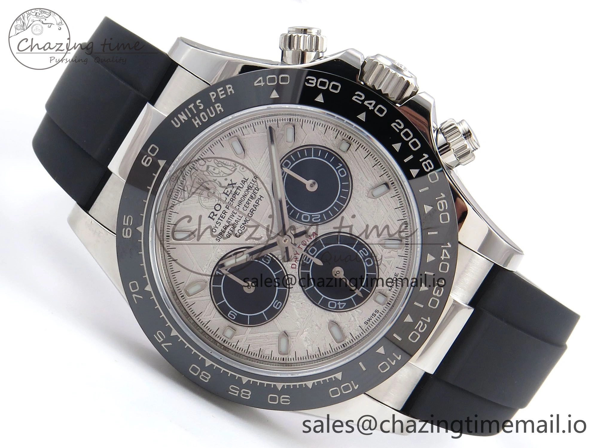 TimelessDesign Daytona 116519 N6F 1:1 Best Edition Meteorite Dial on Oysterflex Strap SA 885
