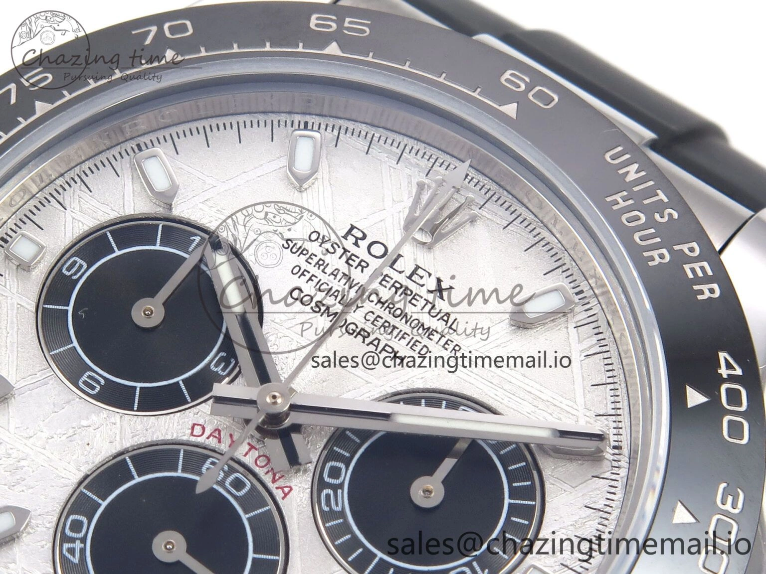 TimelessDesign Daytona 116519 N6F 1:1 Best Edition Meteorite Dial on Oysterflex Strap SA 885