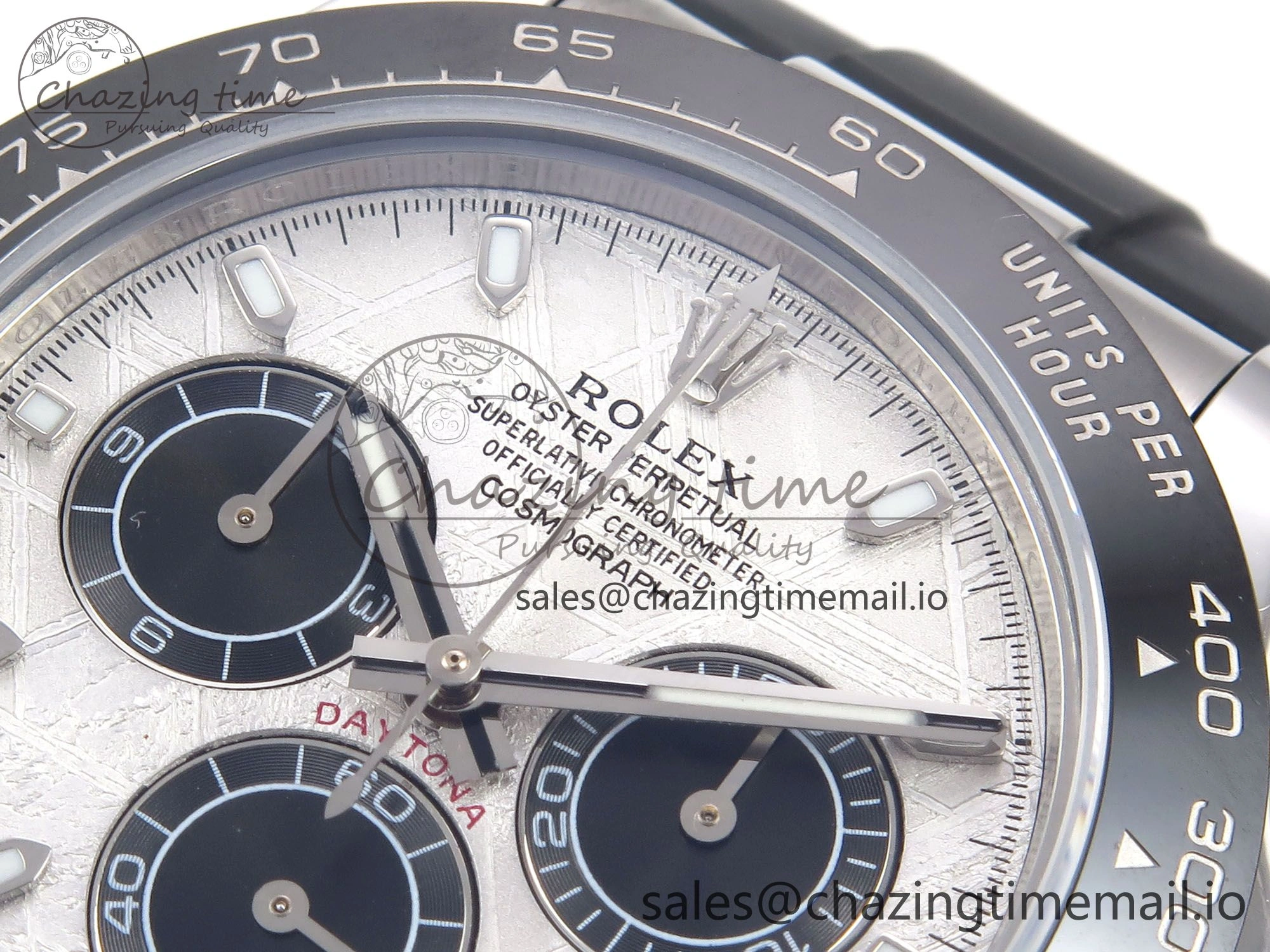 TimelessDesign Daytona 116519 N6F 1:1 Best Edition Meteorite Dial on Oysterflex Strap SA 885