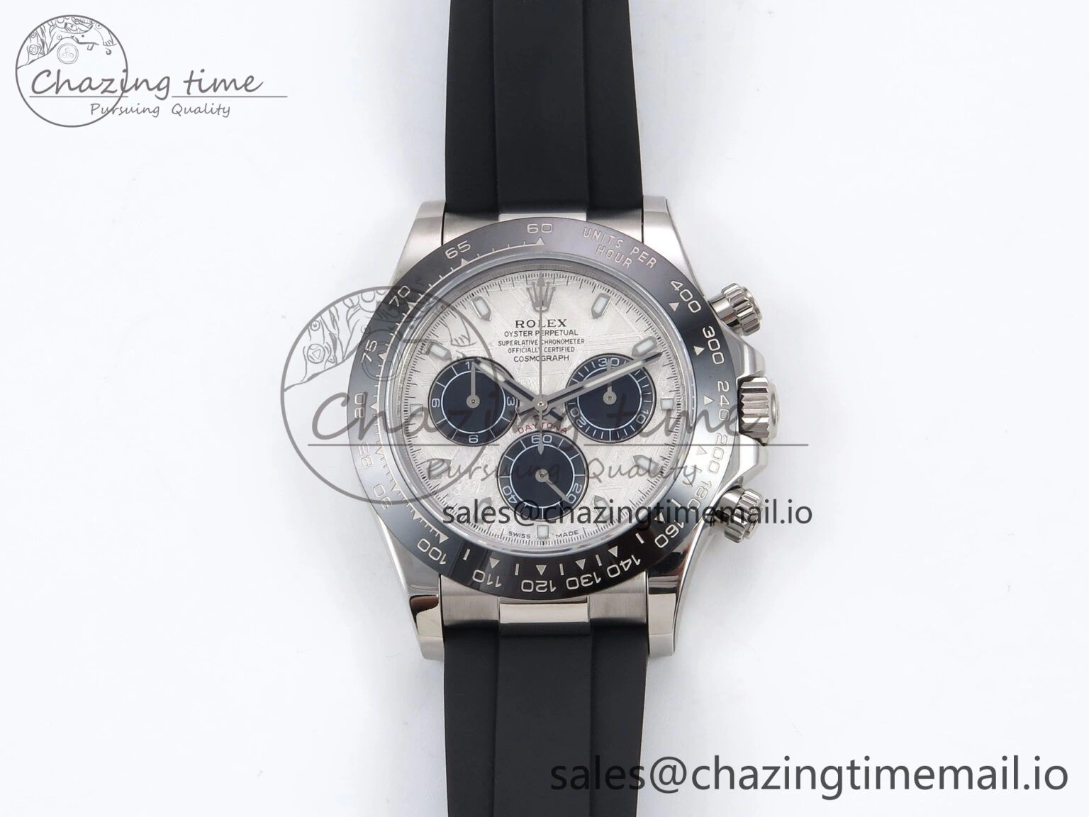 TimelessDesign Daytona 116519 N6F 1:1 Best Edition Meteorite Dial on Oysterflex Strap SA 885