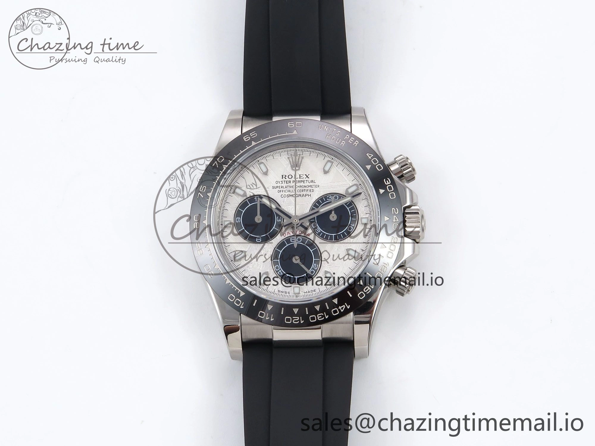 TimelessDesign Daytona 116519 N6F 1:1 Best Edition Meteorite Dial on Oysterflex Strap SA 885