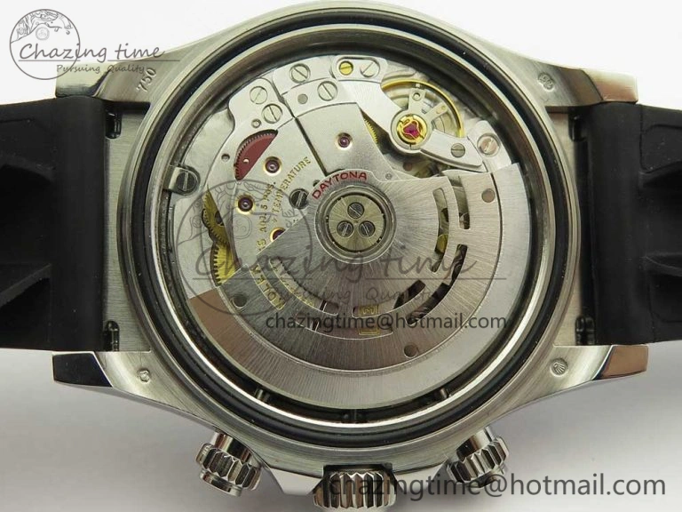 Daytona 116519 Noob 1:1 Best Edition 904L SS Case Blue Dial on Black Rubber Strap SA4130 (Free Extra Strap) Practical 3290