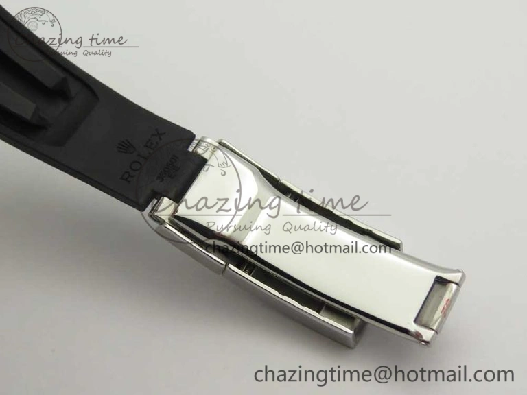Daytona 116519 Noob 1:1 Best Edition 904L SS Case Blue Dial on Black Rubber Strap SA4130 (Free Extra Strap) Practical 3290