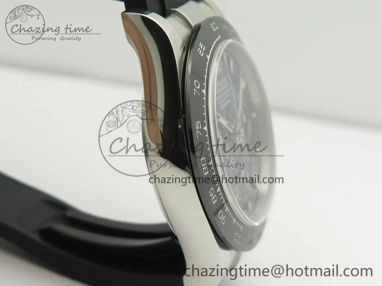 Daytona 116519 Noob 1:1 Best Edition 904L SS Case Blue Dial on Black Rubber Strap SA4130 (Free Extra Strap) Practical 3290