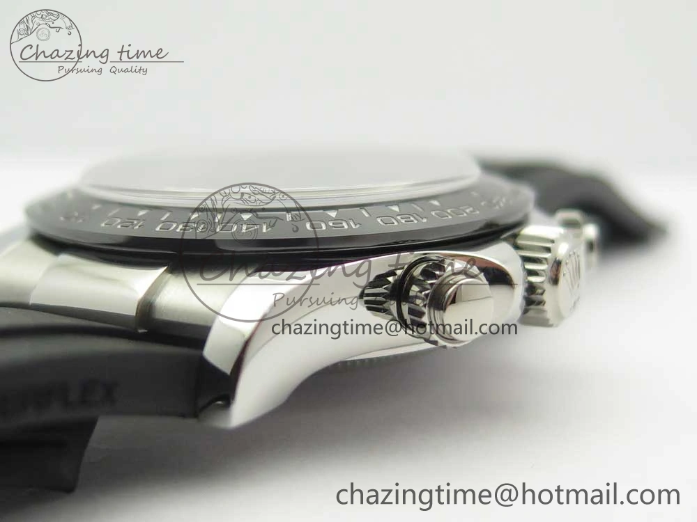 Daytona 116519 Noob 1:1 Best Edition 904L SS Case Blue Dial on Black Rubber Strap SA4130 (Free Extra Strap) Practical 3290