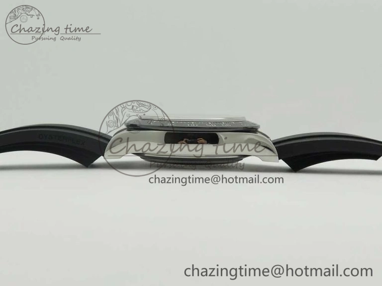 Daytona 116519 Noob 1:1 Best Edition 904L SS Case Blue Dial on Black Rubber Strap SA4130 (Free Extra Strap) Practical 3290