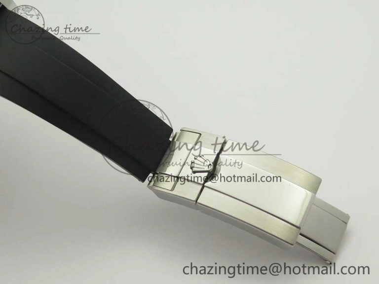 Daytona 116519 Noob 1:1 Best Edition 904L SS Case Gray Black Dial on Black Rubber Strap SA4130 (Free Extra Strap) Casual 3336