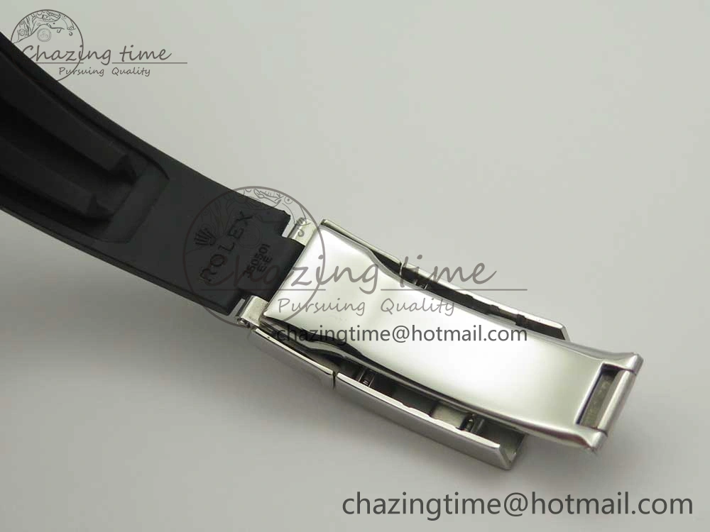 Daytona 116519 Noob 1:1 Best Edition 904L SS Case Gray Black Dial on Black Rubber Strap SA4130 (Free Extra Strap) Casual 3336
