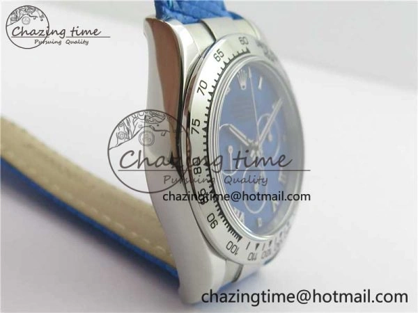 Daytona 116519 OXF Best Edition Blue Dial on Blue Leather Strap A Stylish 3073