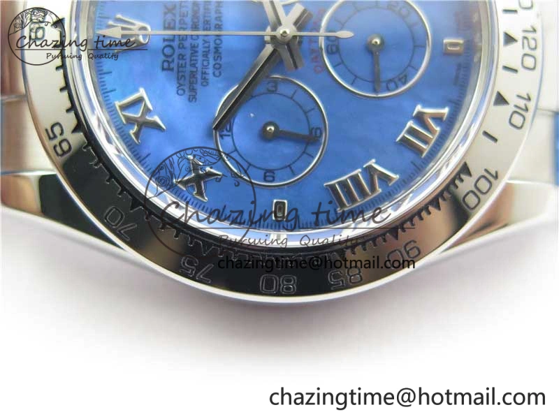 Daytona 116519 OXF Best Edition Blue Dial on Blue Leather Strap A Stylish 3073