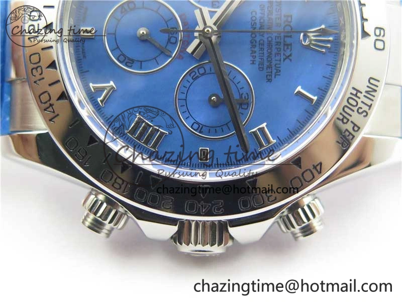 Daytona 116519 OXF Best Edition Blue Dial on Blue Leather Strap A Stylish 3073