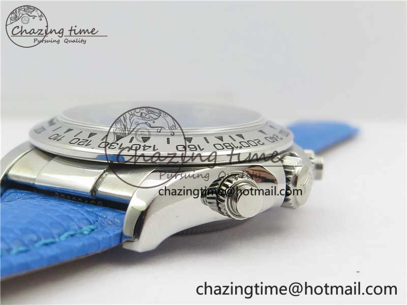 Daytona 116519 OXF Best Edition Blue Dial on Blue Leather Strap A Stylish 3073