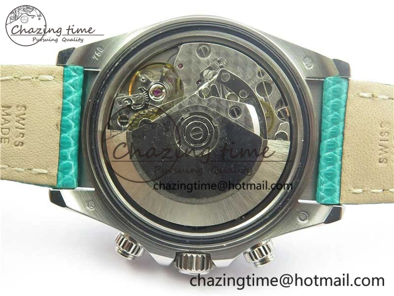 Compact Daytona 116519 OXF Best Edition Green Dial on Green Leather Strap A 3072