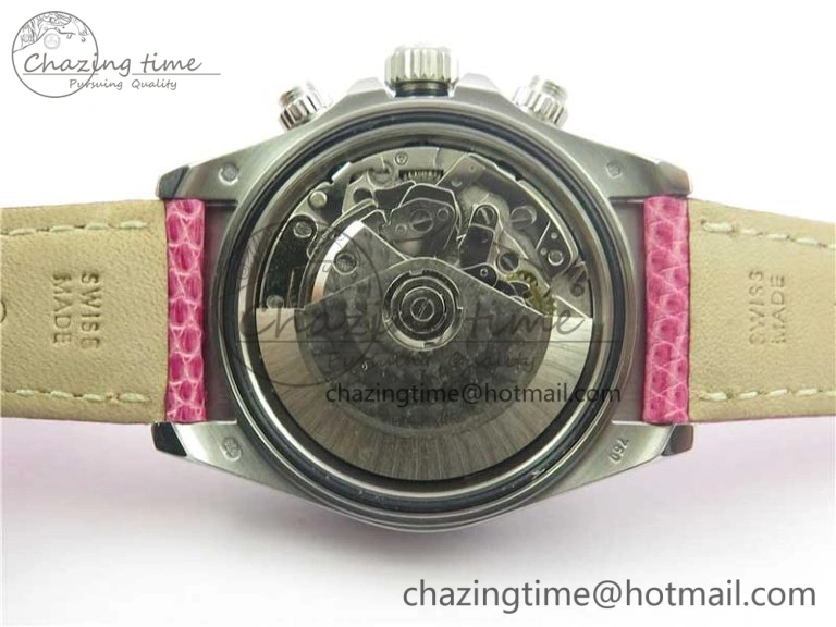MoistureWicking Daytona 116519 OXF Best Edition Pink Dial on Pink Leather Strap A 10510