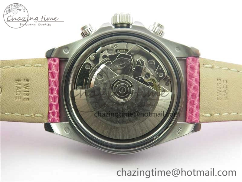 MoistureWicking Daytona 116519 OXF Best Edition Pink Dial on Pink Leather Strap A 10510