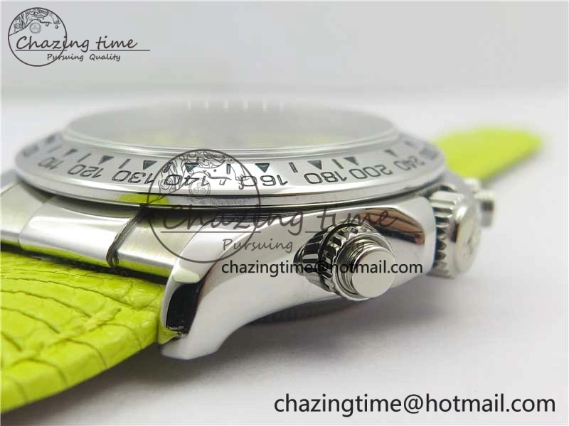TechFriendly Daytona 116519 OXF Best Edition Yellow Dial on Yellow Leather Strap A 3070