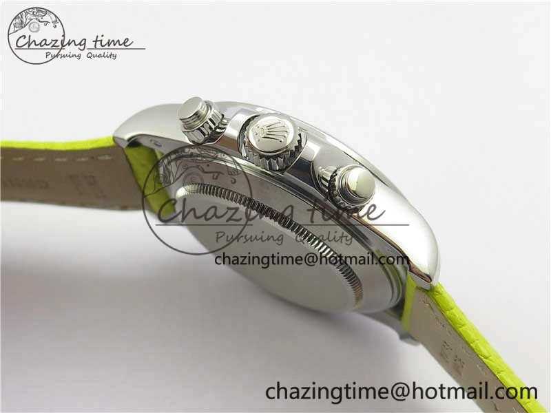 TechFriendly Daytona 116519 OXF Best Edition Yellow Dial on Yellow Leather Strap A 3070