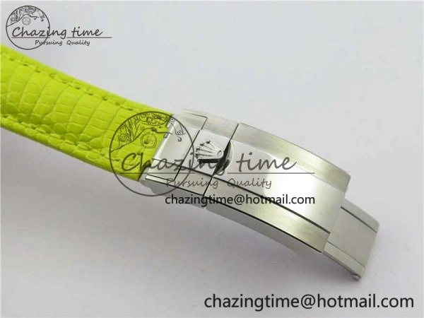 TechFriendly Daytona 116519 OXF Best Edition Yellow Dial on Yellow Leather Strap A 3070