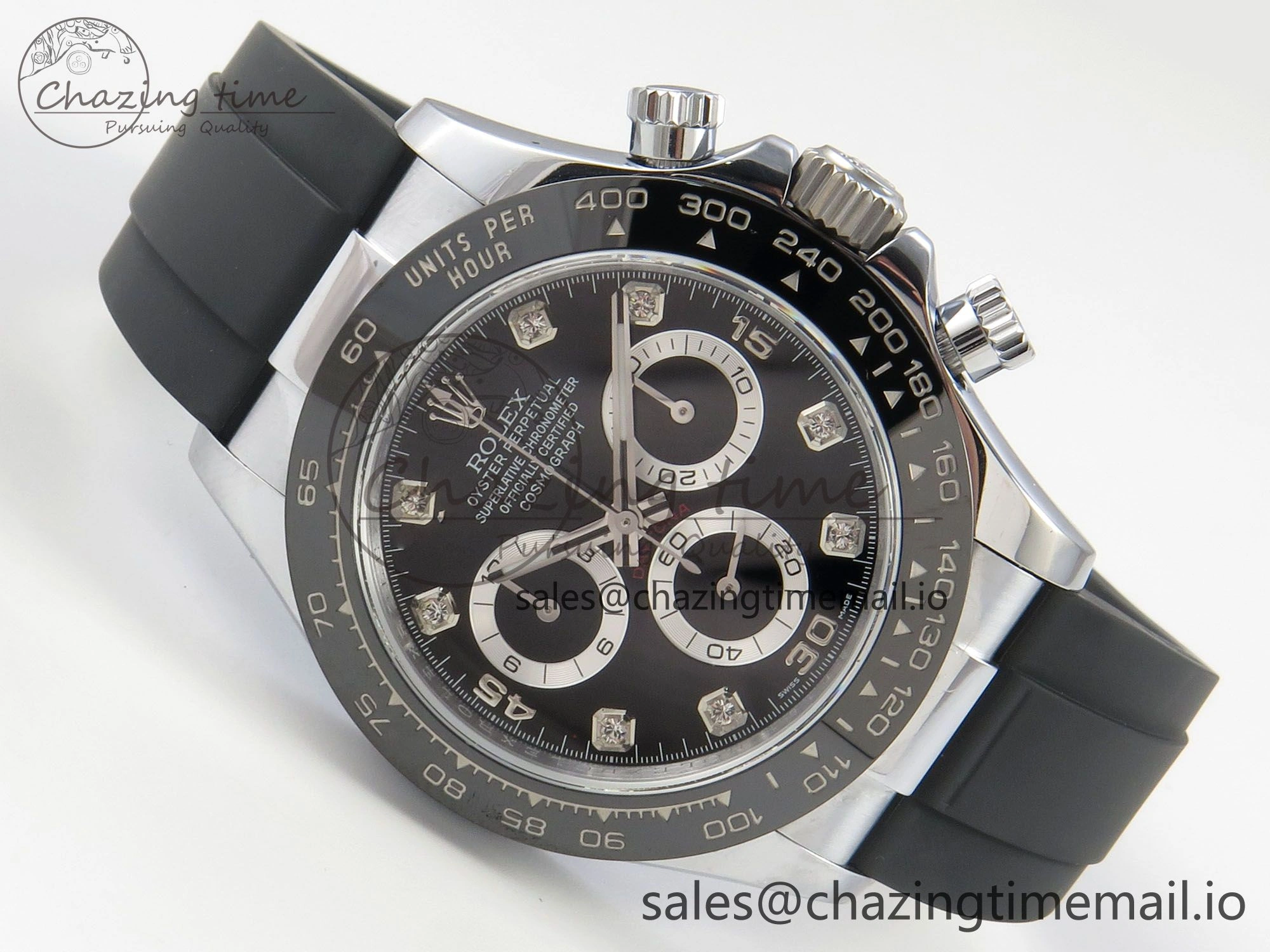 Trendy Daytona 116519 QF 1:1 Best Edition Black Grey Dial on Oysterflex Strap SH4130 V11（Gain Weight） 169