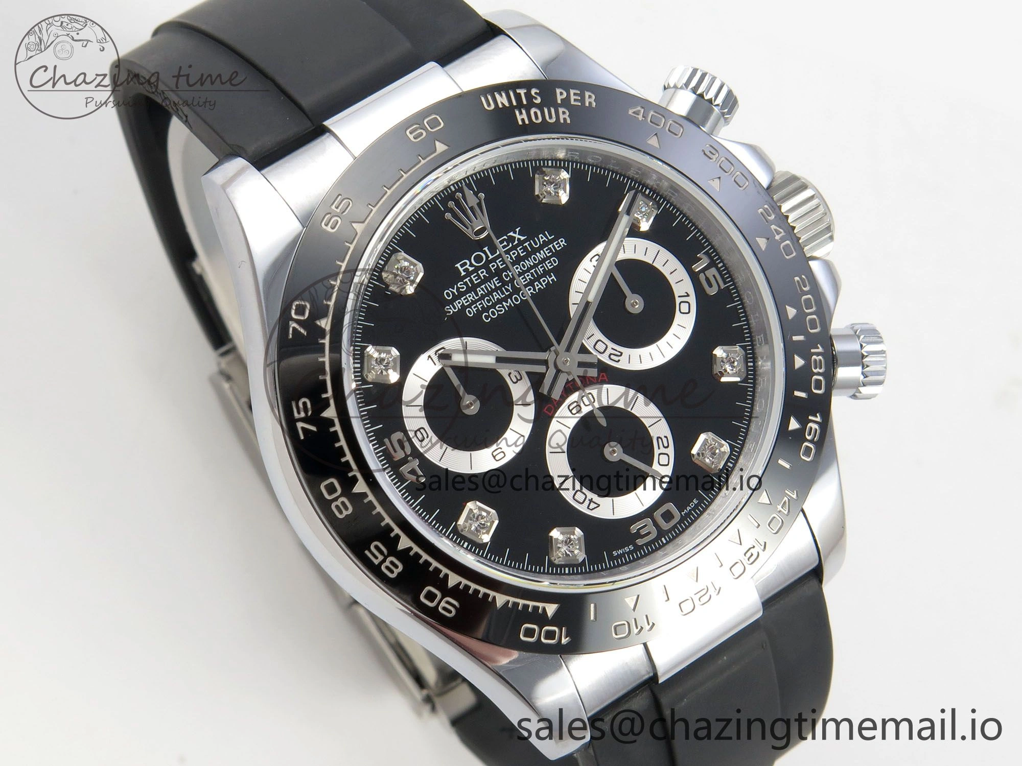 Trendy Daytona 116519 QF 1:1 Best Edition Black Grey Dial on Oysterflex Strap SH4130 V11（Gain Weight） 169