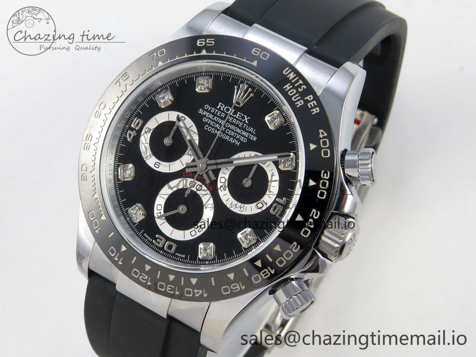 Trendy Daytona 116519 QF 1:1 Best Edition Black Grey Dial on Oysterflex Strap SH4130 V11（Gain Weight） 169