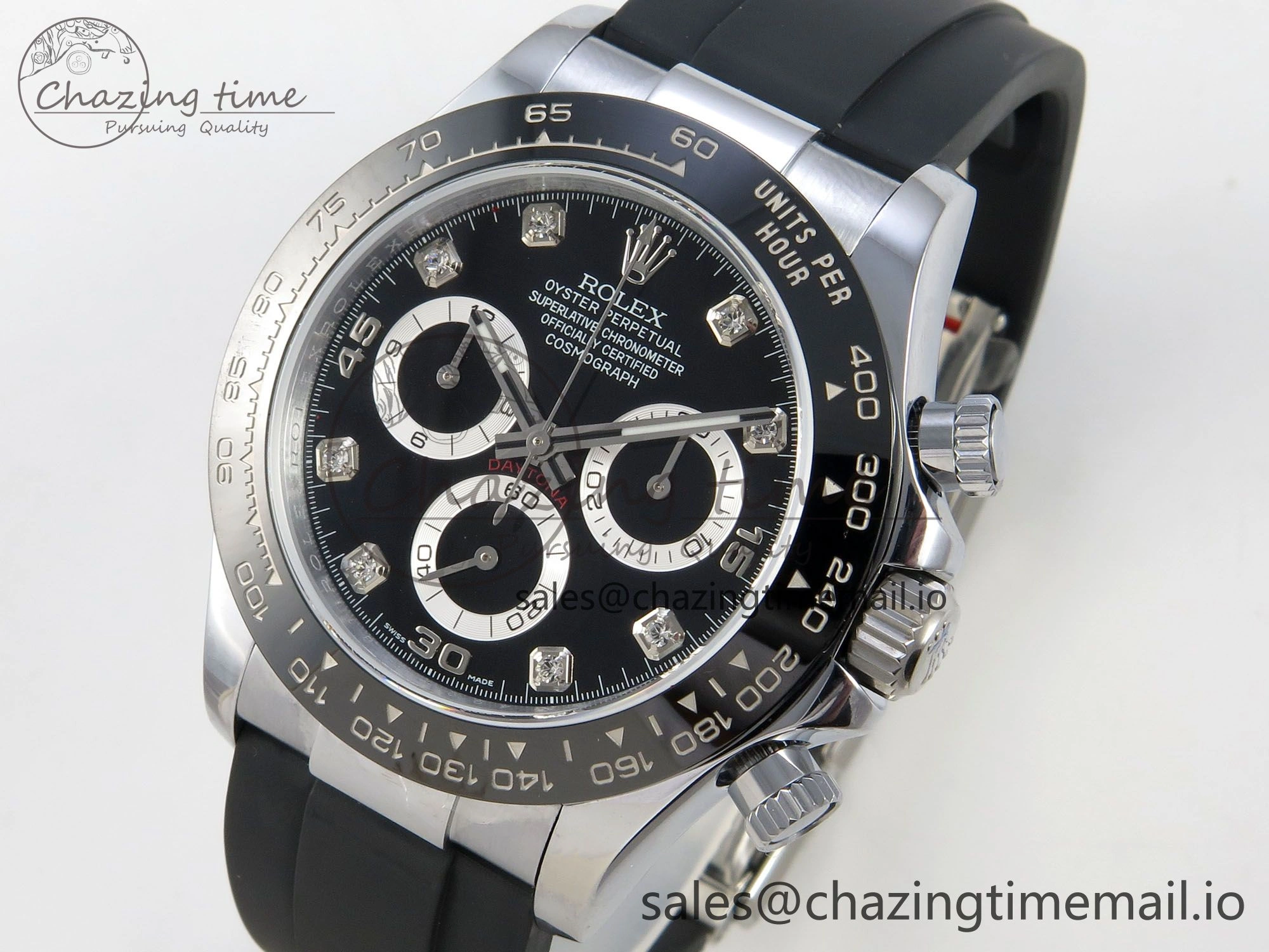 Trendy Daytona 116519 QF 1:1 Best Edition Black Grey Dial on Oysterflex Strap SH4130 V11（Gain Weight） 169