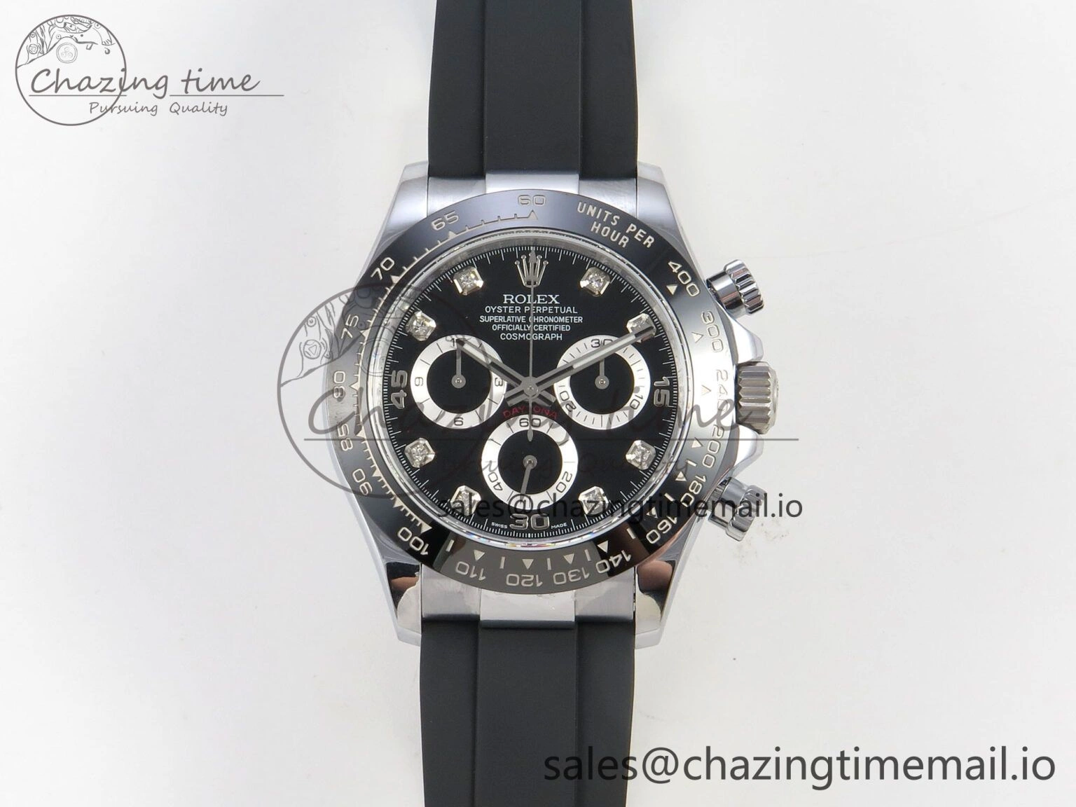 Trendy Daytona 116519 QF 1:1 Best Edition Black Grey Dial on Oysterflex Strap SH4130 V11（Gain Weight） 169