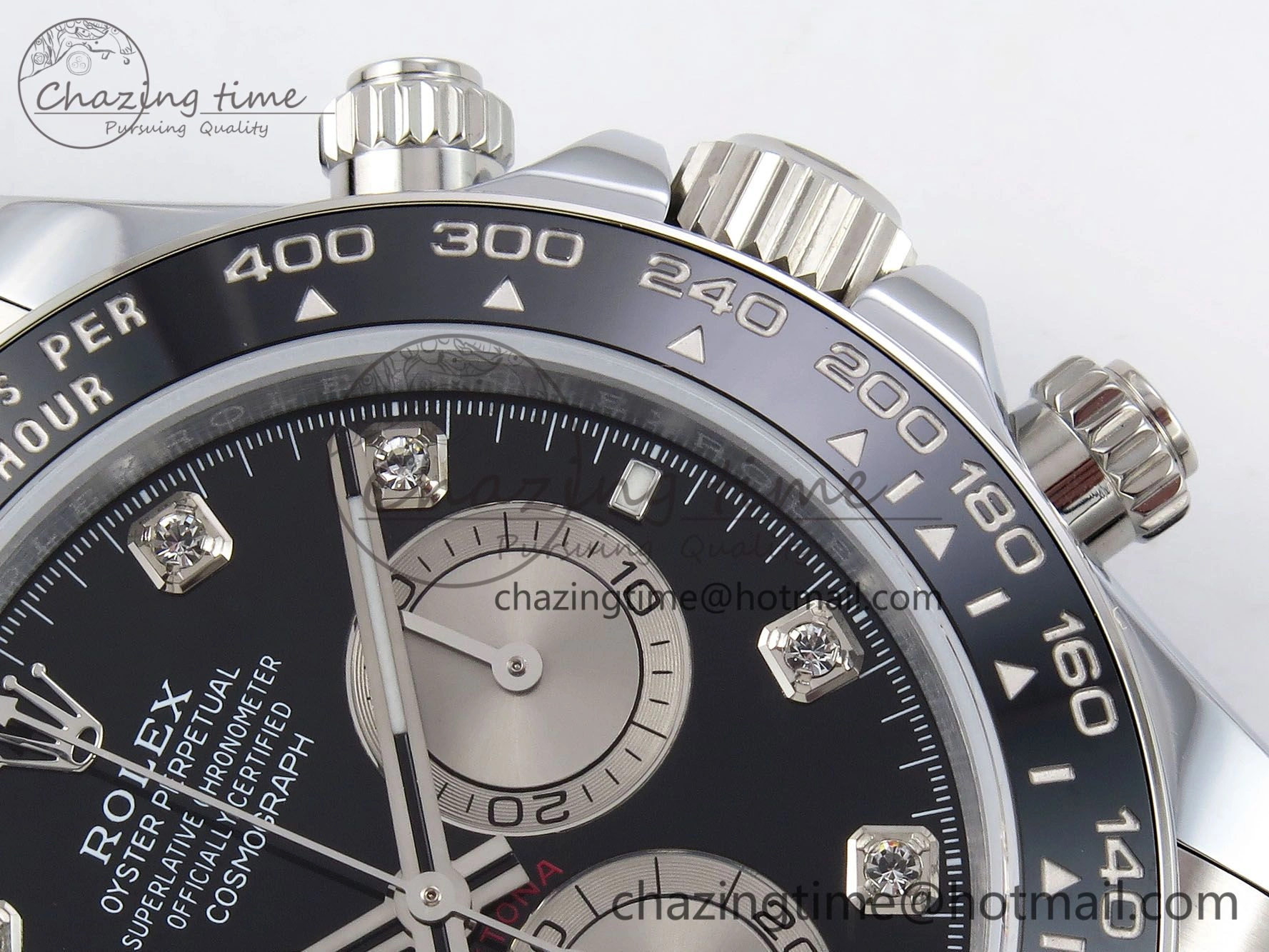 Chic Daytona 116519 QF 1:1 Best Edition Black White Diamonds Dial on Oysterflex Strap SH4130 V3 (Gain Weight) 1404