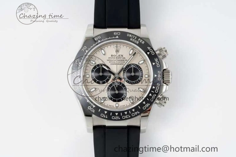 Daytona 116519 QF 1:1 Best Edition Gray Dial on Oysterflex Rubber Strap SA Practical 2267