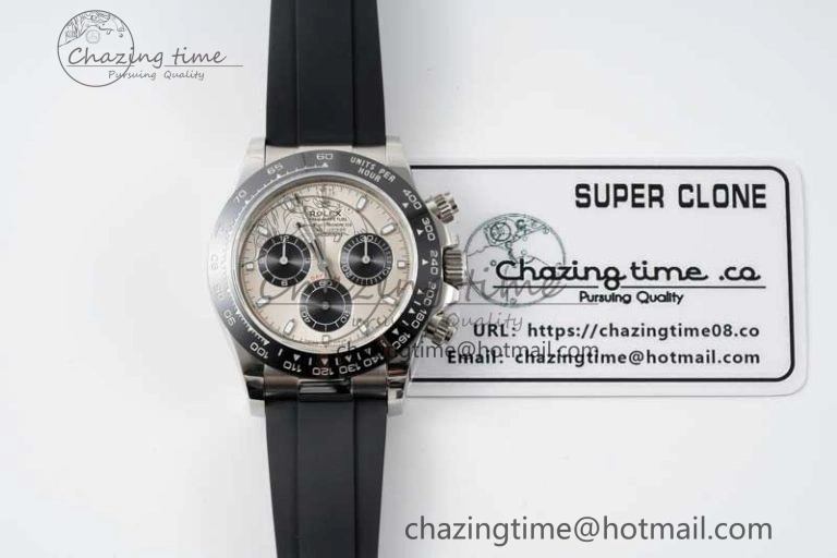 Daytona 116519 QF 1:1 Best Edition Gray Dial on Oysterflex Rubber Strap SA Practical 2267