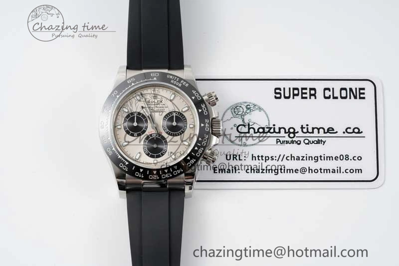 Daytona 116519 QF 1:1 Best Edition Gray Dial on Oysterflex Rubber Strap SA Practical 2267