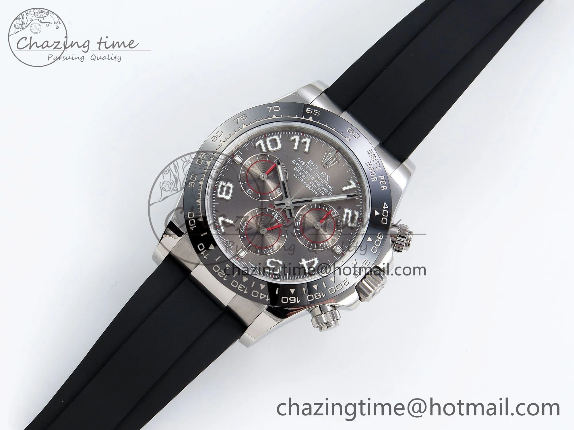 Colorful Daytona 116519 QF 1:1 Best Edition Gray Numeral Dial on Oysterflex Strap SH4130 V3 (Gain Weight) 1621