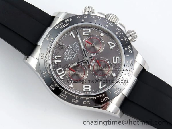 Colorful Daytona 116519 QF 1:1 Best Edition Gray Numeral Dial on Oysterflex Strap SH4130 V3 (Gain Weight) 1621