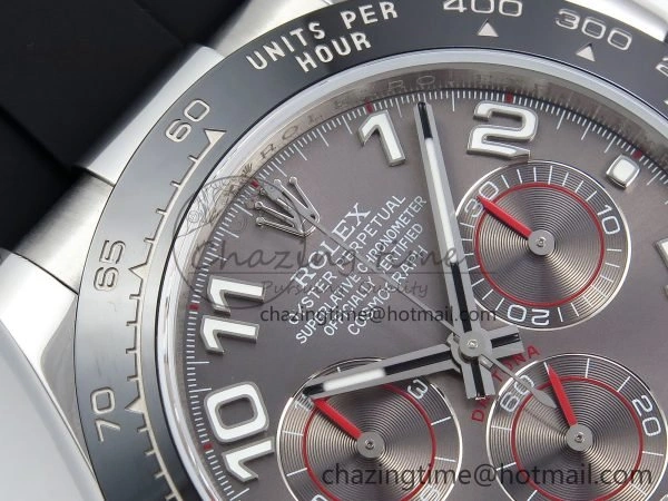 Colorful Daytona 116519 QF 1:1 Best Edition Gray Numeral Dial on Oysterflex Strap SH4130 V3 (Gain Weight) 1621