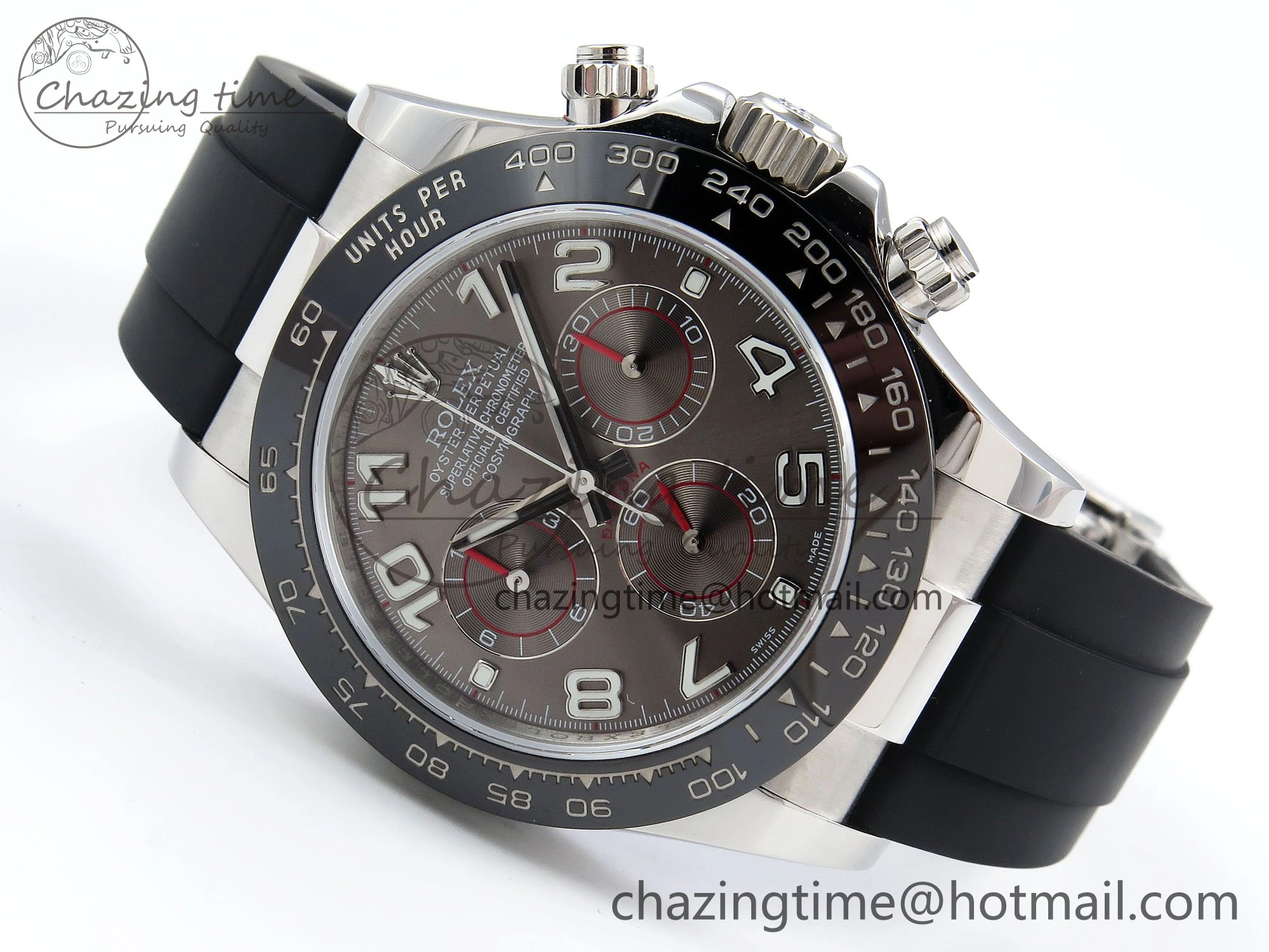 Colorful Daytona 116519 QF 1:1 Best Edition Gray Numeral Dial on Oysterflex Strap SH4130 V3 (Gain Weight) 1621