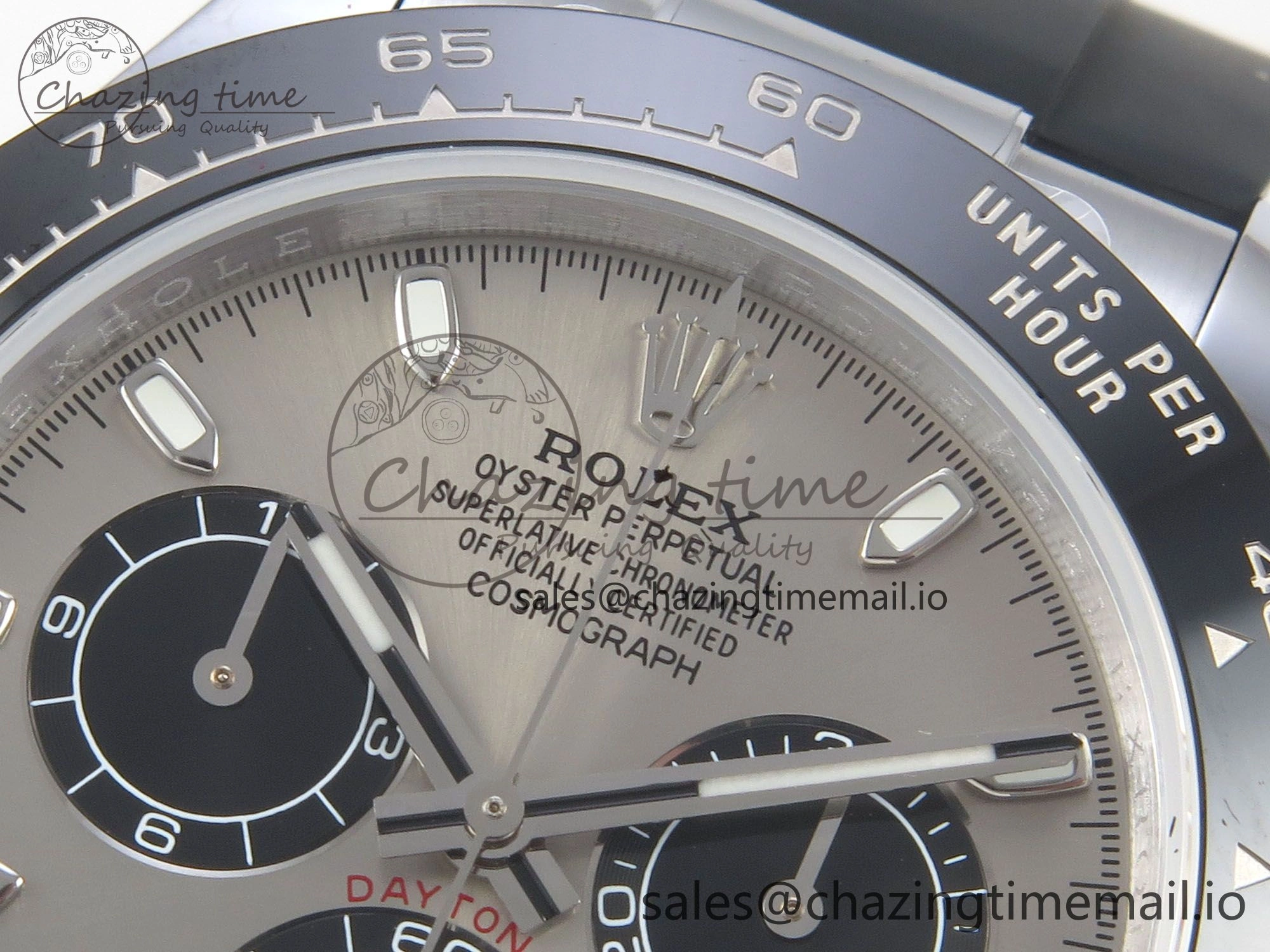 EasyCare Daytona 116519 QF 1:1 Best Edition Grey Black Dial on Oysterflex Strap SH4130 V11（Gain Weight） 172