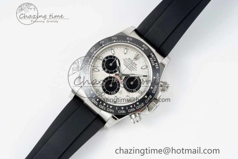 Compact Daytona 116519 QF 1:1 Best Edition Meteorite Dial on Oysterflex Rubber Strap SA 2269