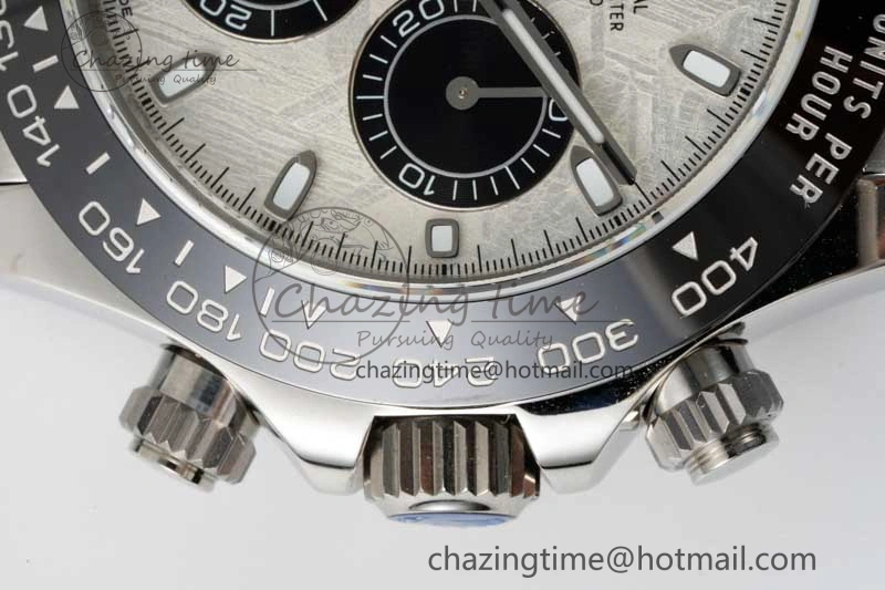 Compact Daytona 116519 QF 1:1 Best Edition Meteorite Dial on Oysterflex Rubber Strap SA 2269
