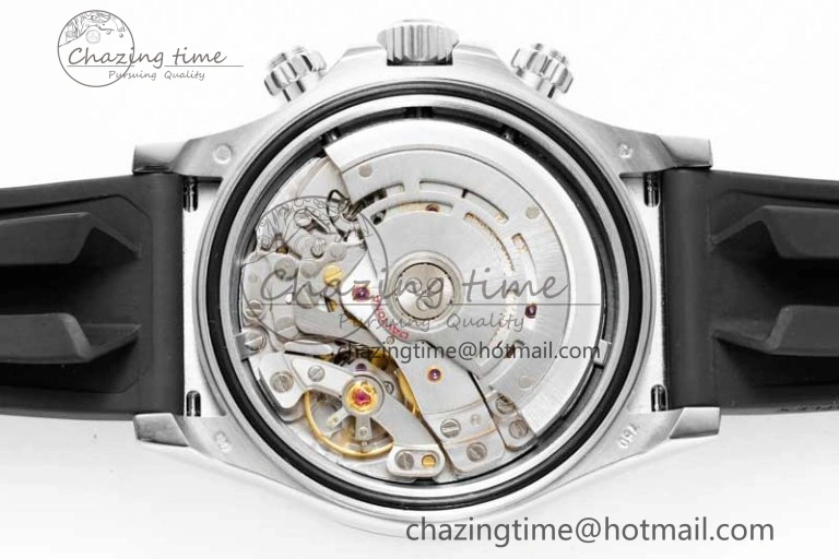 Compact Daytona 116519 QF 1:1 Best Edition Meteorite Dial on Oysterflex Rubber Strap SA 2269