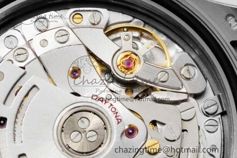 Compact Daytona 116519 QF 1:1 Best Edition Meteorite Dial on Oysterflex Rubber Strap SA 2269